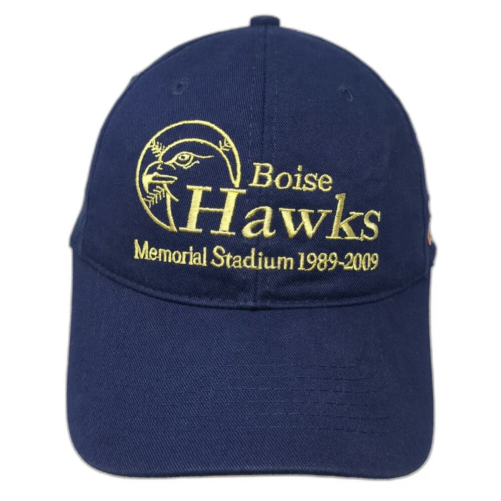 Boise Hawks Buck's Athletic Blue One Size Memorial Stadium 1989-2009 Logo Hat